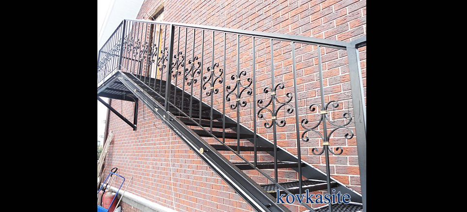 кованые металлические лестницы в москве №32